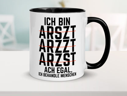 Ich bin Arzt | Rechtschreibung Klinik lustiger Spruch lustig Humor Geschenkidee