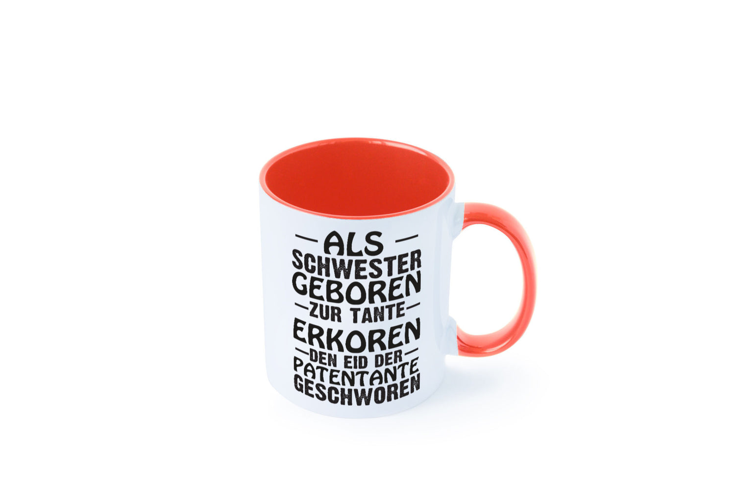 Eid der Patentante | Tante Tasse Schwester Humor lustig Geschenkidee Geschenk