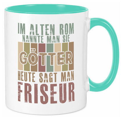 Heute sagt man: Friseur | Frisör Geschenkidee Humor Tasse