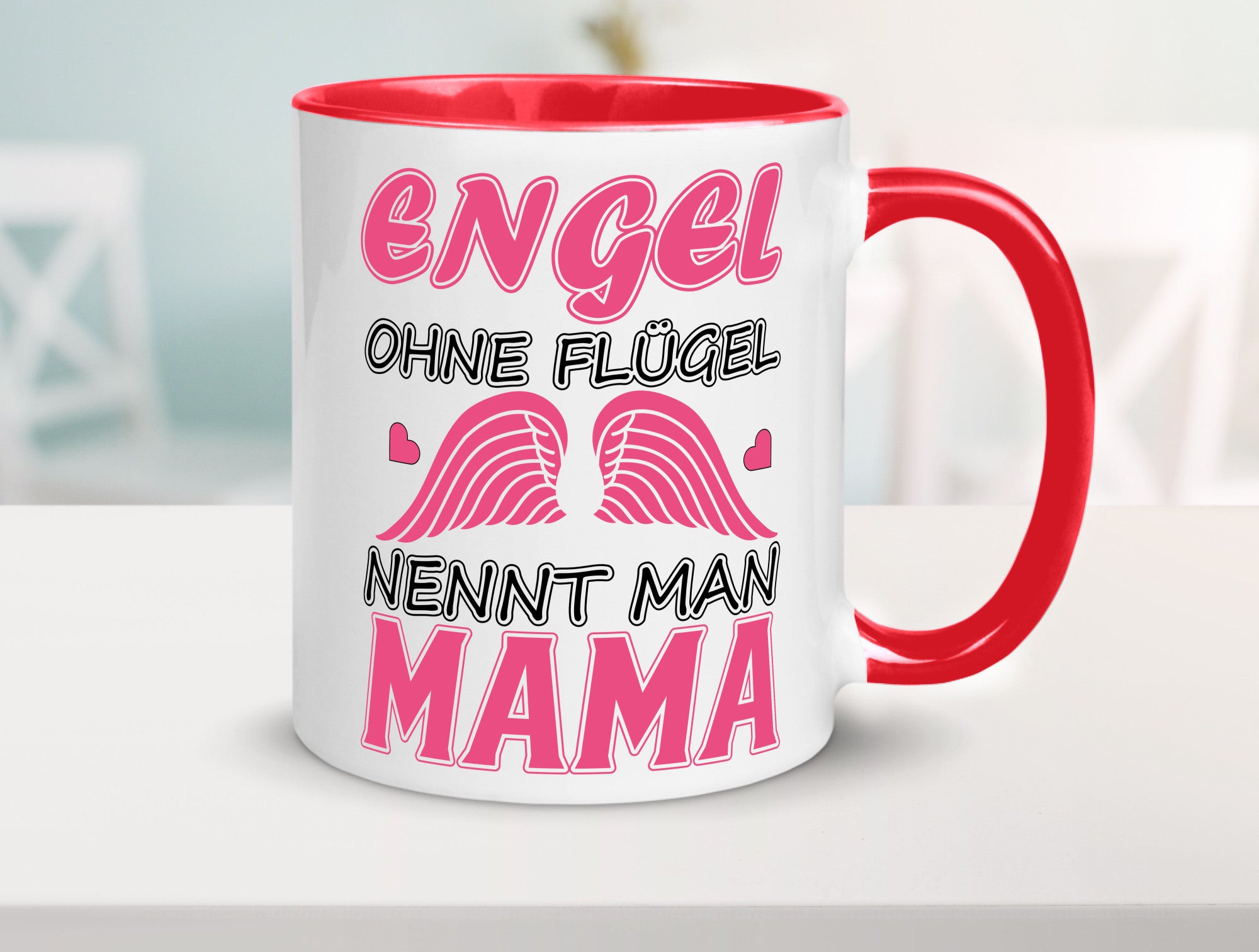 Mama Engel Humor Familie Geschenkidee Tasse