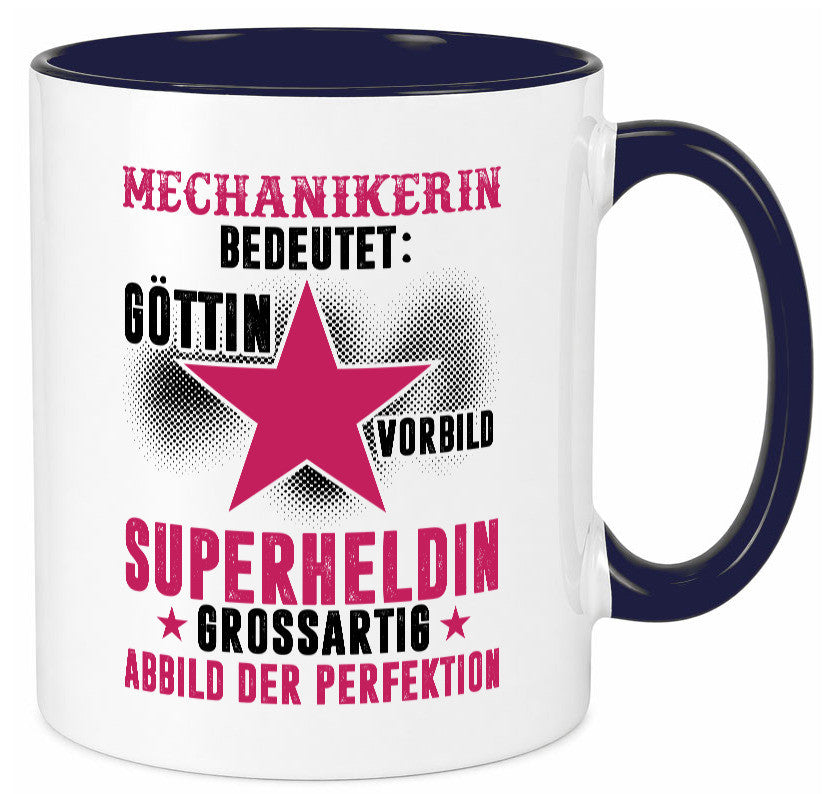 Bedeutung von Mechanikerin | KFZ Geschenkidee Humor Tasse