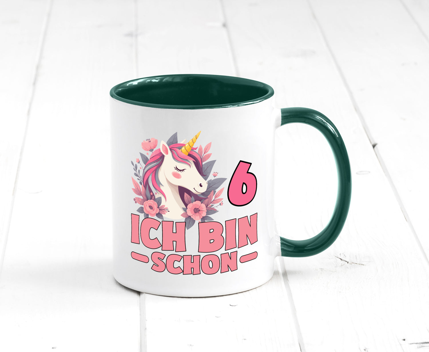 6. Geburtstag | 6 Jahre Einhorn bin schon Mädchen Geschenk Geschenkidee
