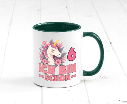 6. Geburtstag | 6 Jahre Einhorn bin schon Mädchen Geschenk Geschenkidee