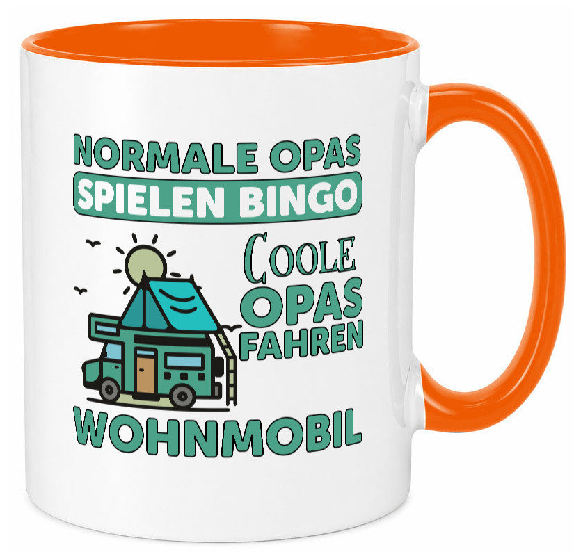 Opas spielen Bingo, coole fahren Wohnmobil | Vögel Geschenk Familie