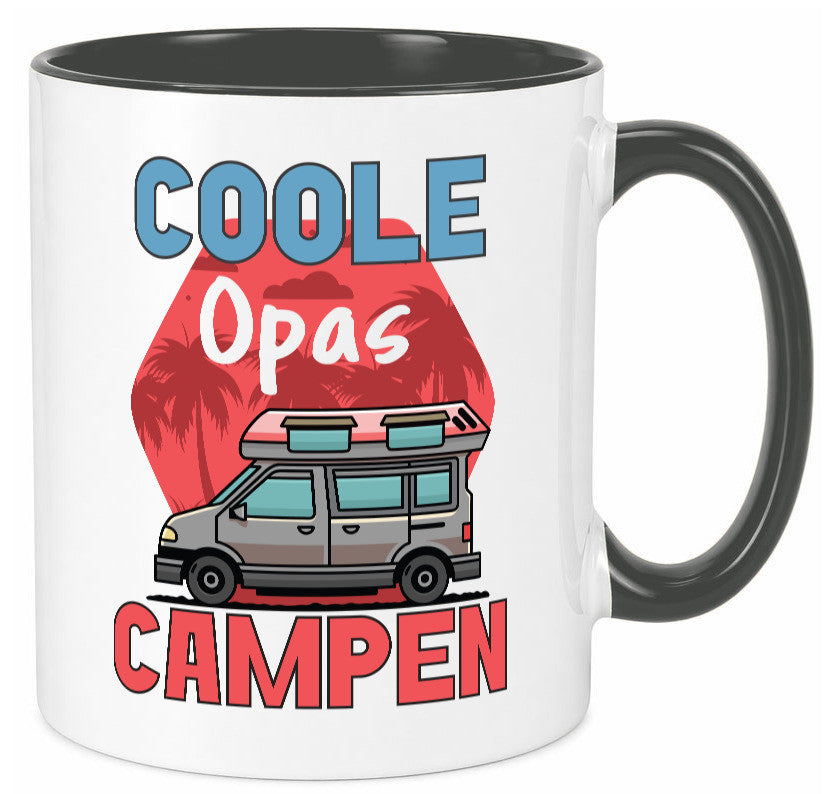 Coole Opas campen | Campingwagen Palmen Geschenk Familie Geschenkidee lustiger