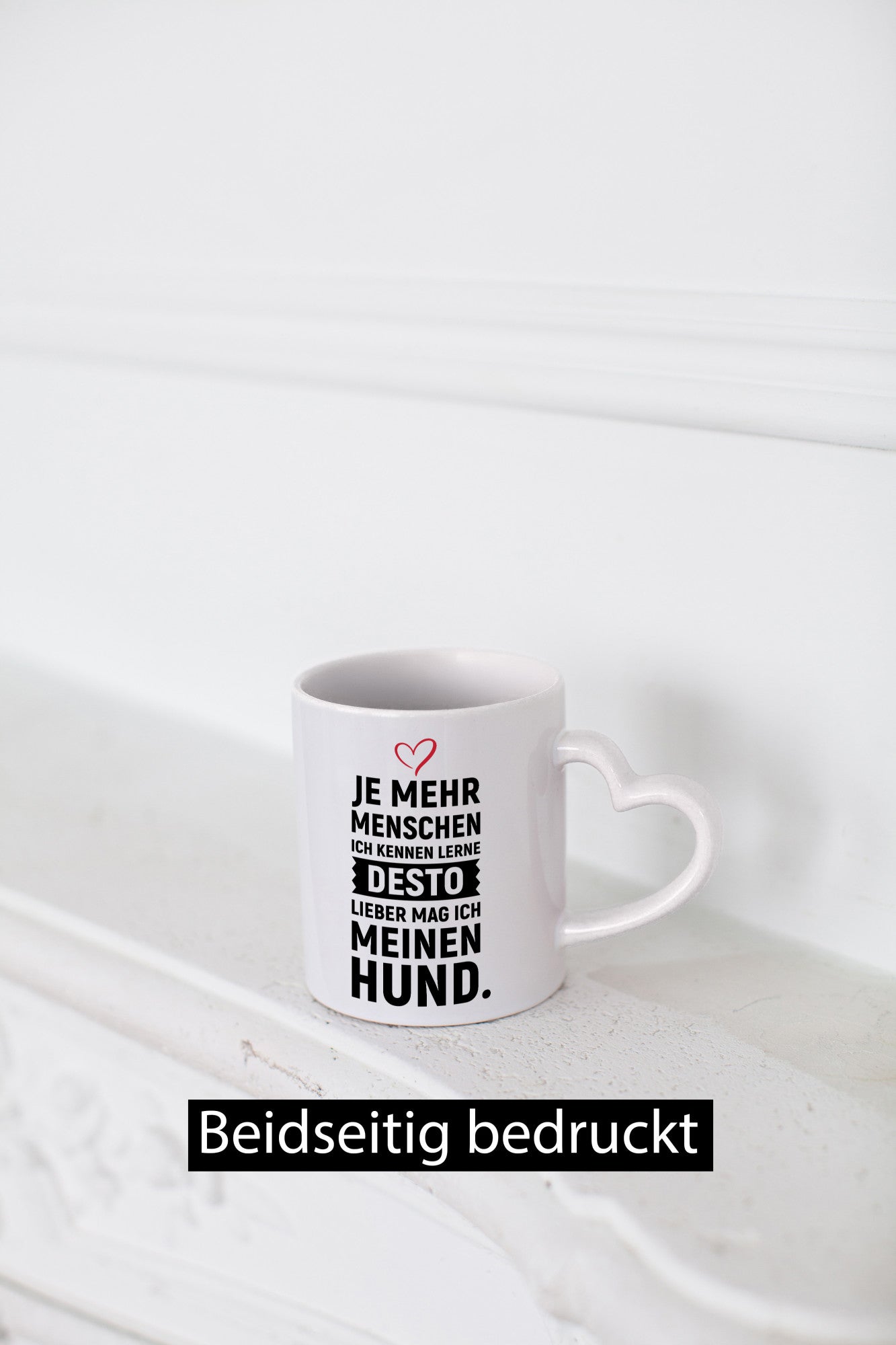 Je mehr Menschen ich kenne | mag meinen hund lustiger Spruch Geschenk