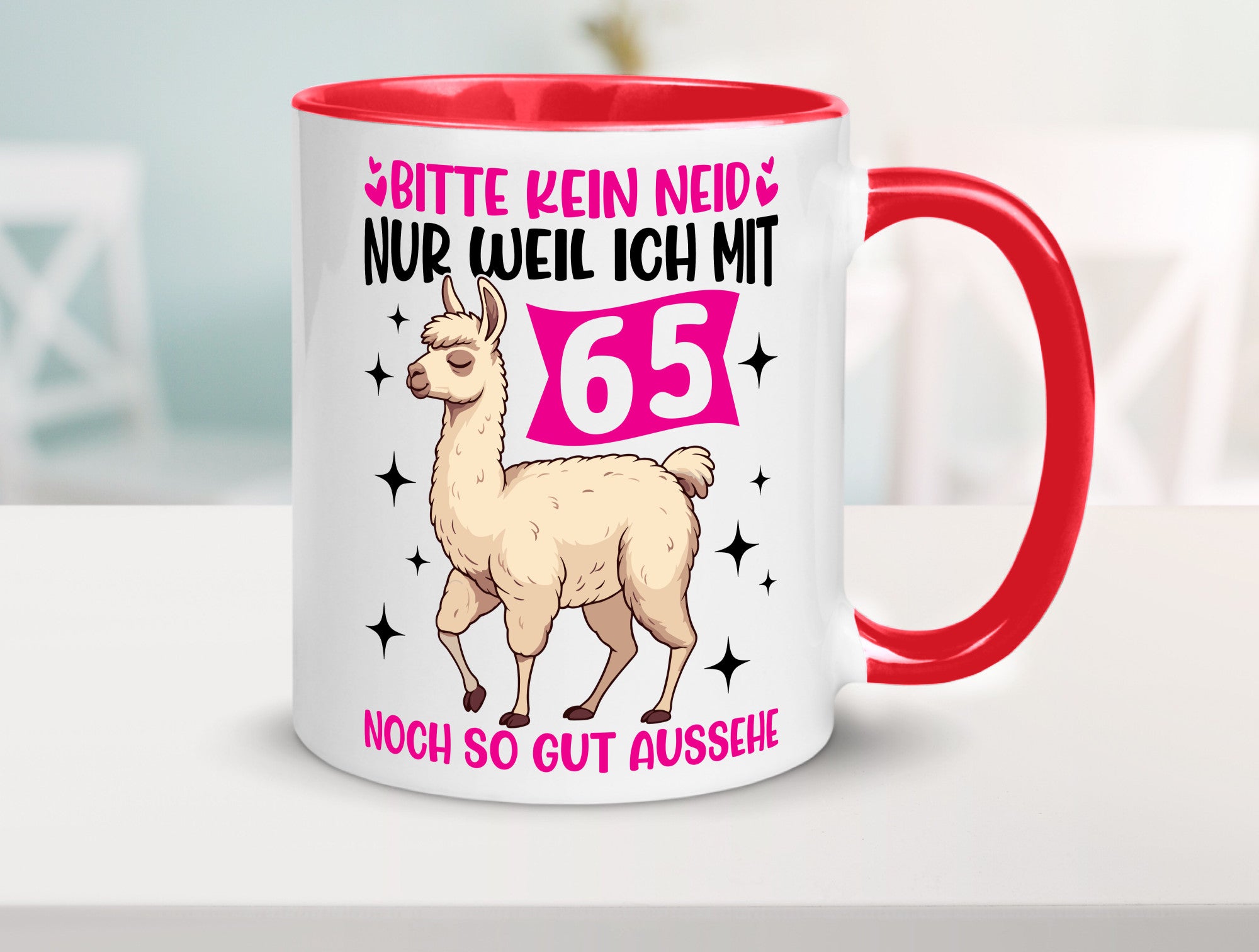 65. Geburtstag | 65 Jahre Lama gut aussehen Geschenkidee Humor Tasse
