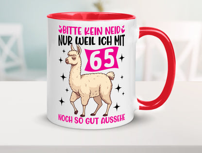 65. Geburtstag | 65 Jahre Lama gut aussehen Geschenkidee Humor Tasse
