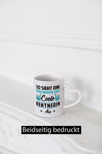 Eine richtig coole Rentnerin aus | Ruhestand Rente Geschenkidee Jubiläum Humor