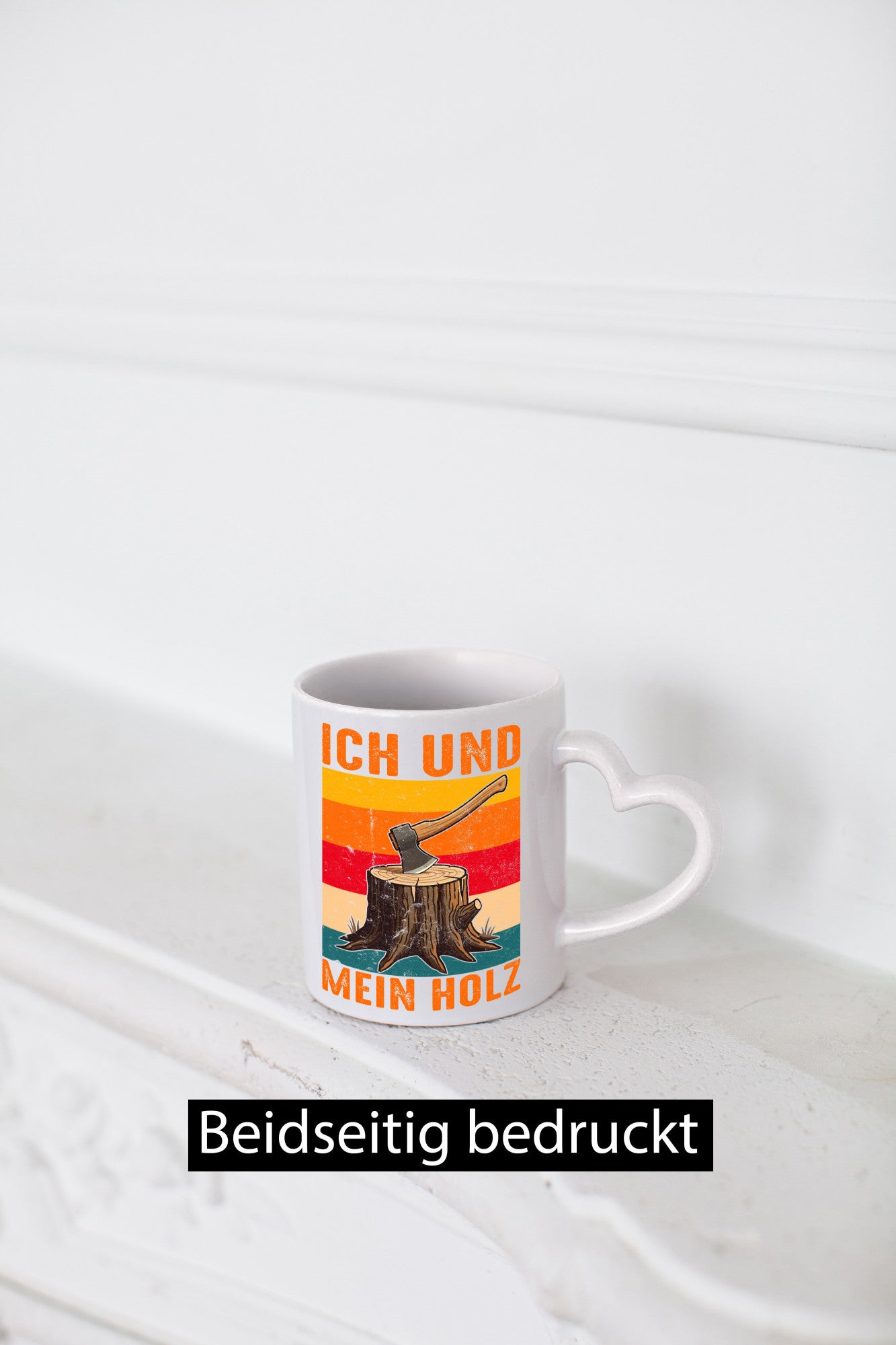 Ich und mein Holz | Hackebeil Brennholz Axt v2 Geschenk Humor Geschenkidee