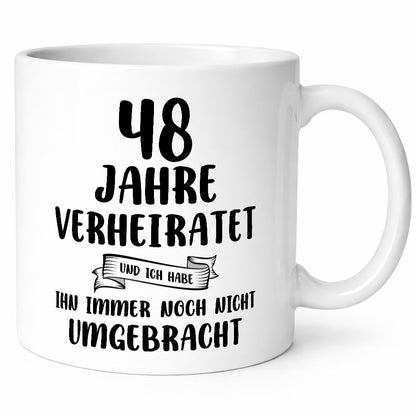 48 Jahre Verheiratet, immer noch am Leben! lustiger Spruch Geschenk Humor