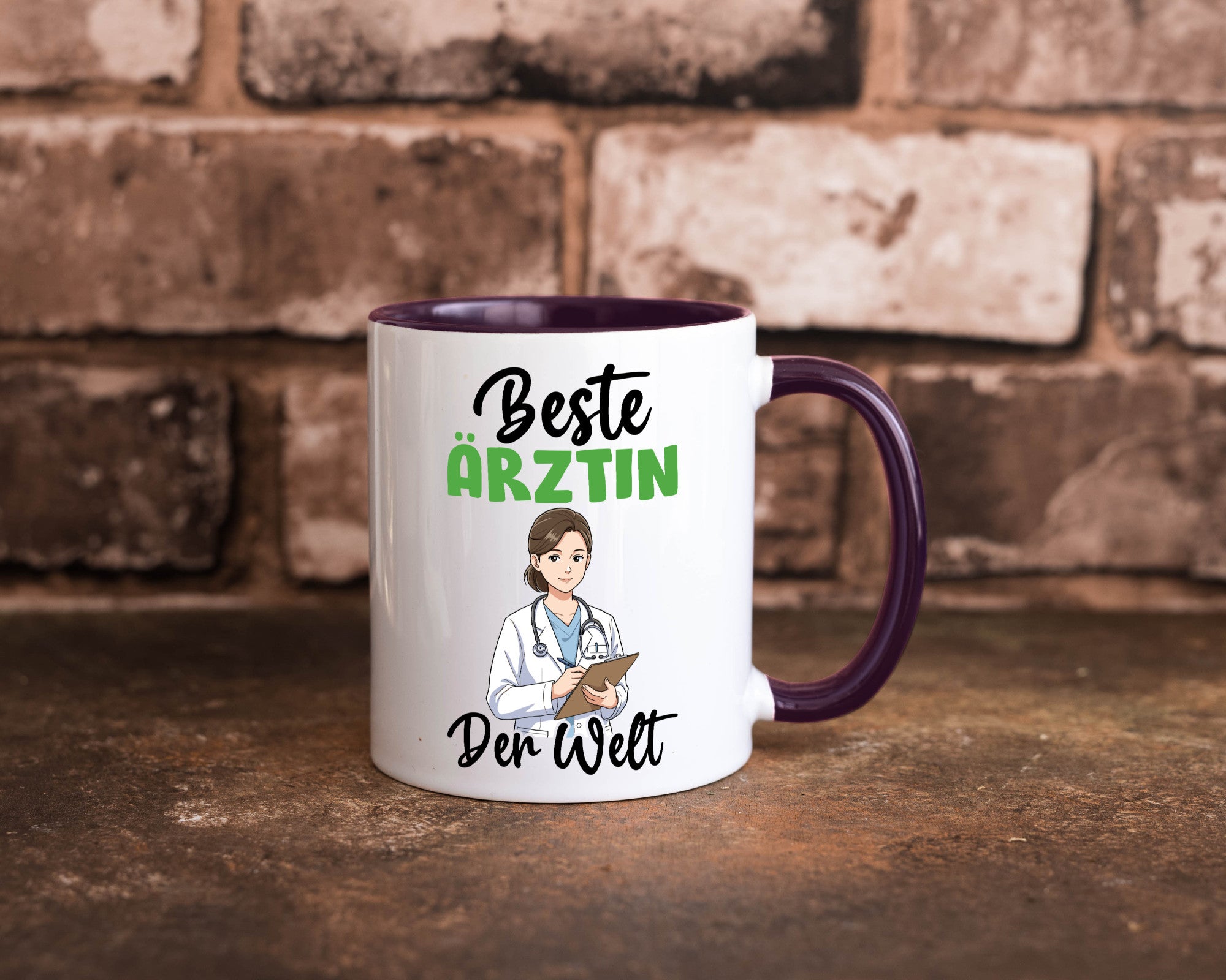 Beste Ärztin | Medizin Doktorin Fachärztin v2 Humor Geschenkidee Tasse