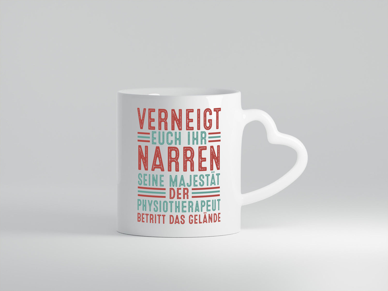 Verneigt euch: Physiotherapeut lustig Humor Geschenkidee Geschenk Tasse