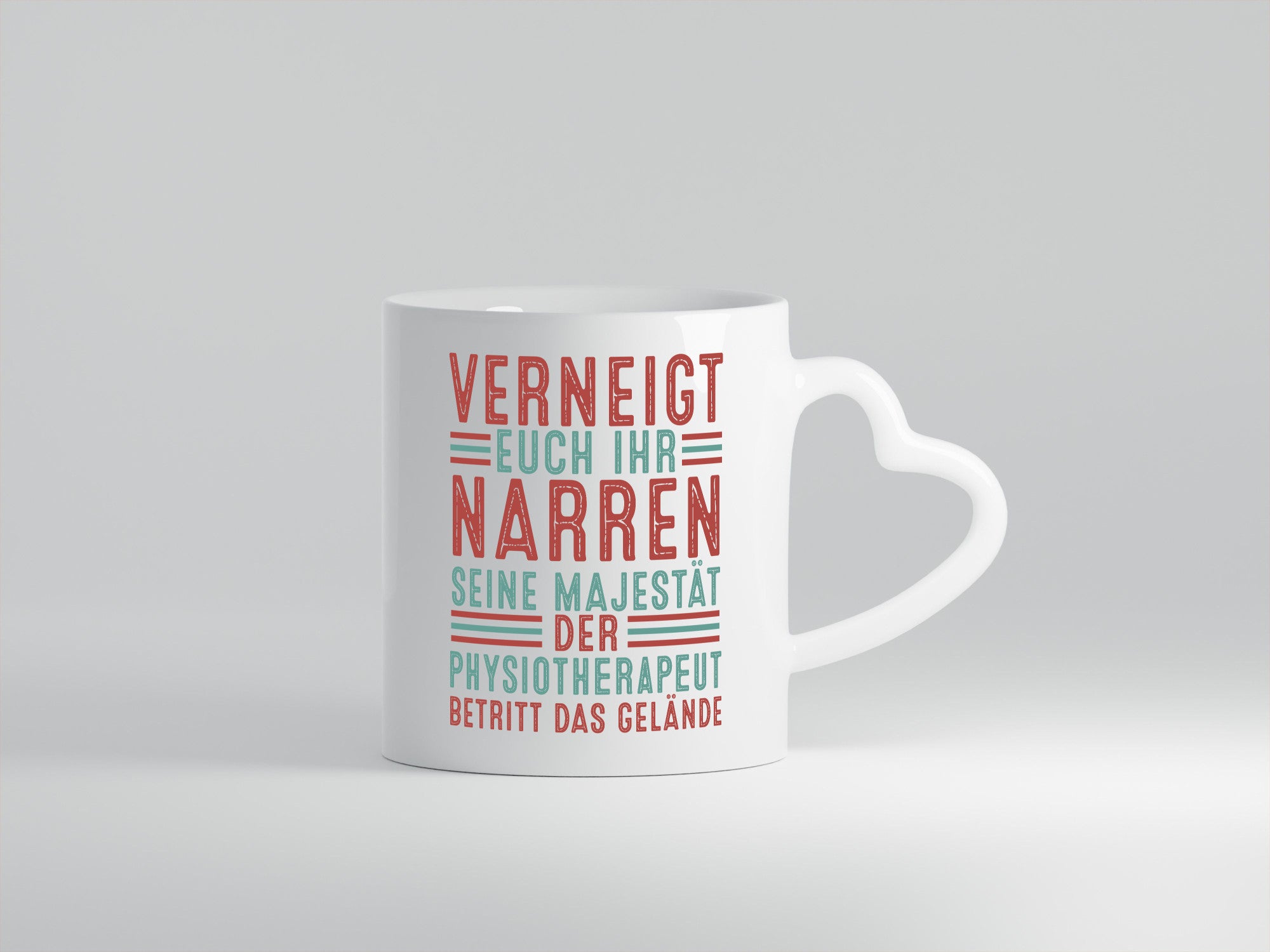 Verneigt euch: Physiotherapeut lustig Humor Geschenkidee Geschenk Tasse