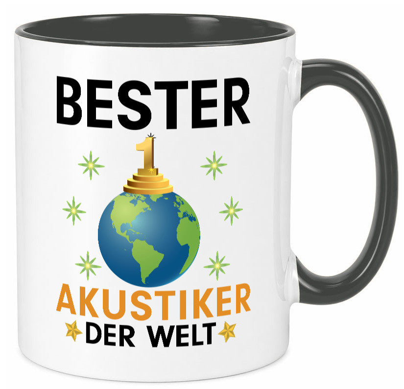 Welt Bester Akustiker | Akustik Hörgeräteakustik Geschenkidee Humor Tasse