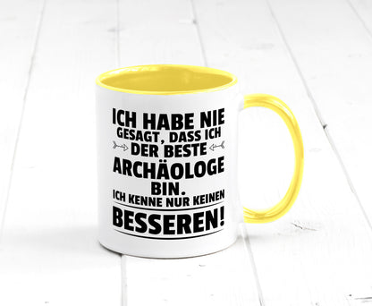 Der Beste Archäologe | Archäologie Forscher Humor Geschenkidee Tasse