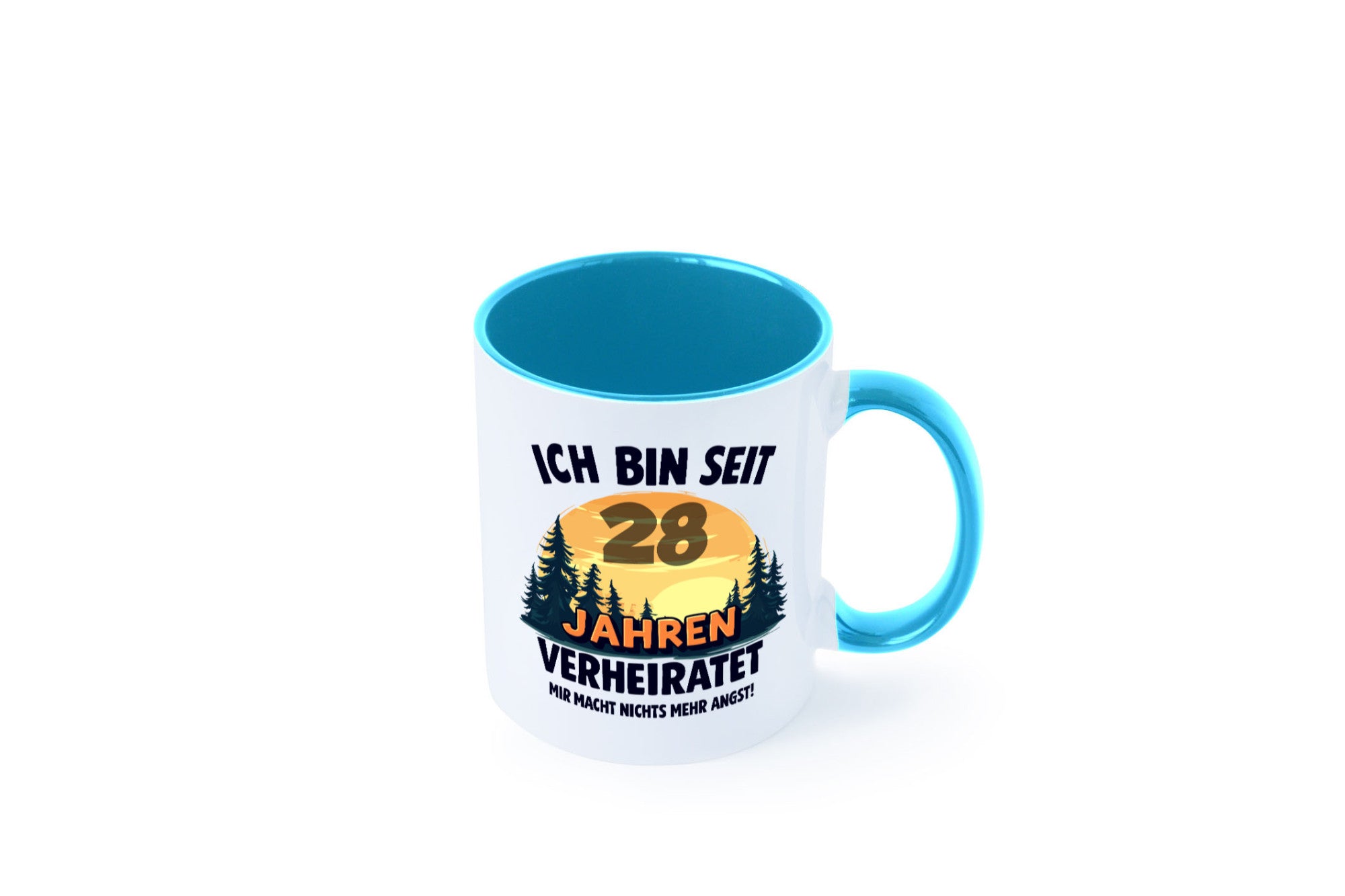 Ich bin Verheiratet | 28. Hochzeitstag Ehepaar v2 lustiger Spruch Geschenk