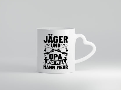 Jäger und Opa was will man mehr | Humor Familie Geschenkidee Tasse