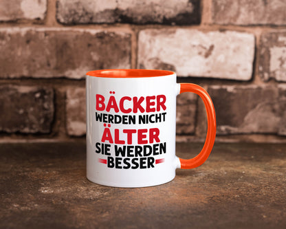 Bäcker werden nicht älter Sie besser lustig Humor Geschenkidee Geschenk Tasse