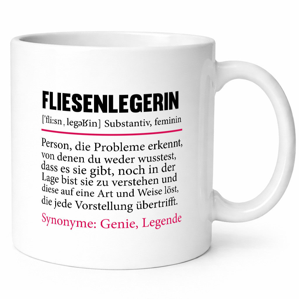 Fliesenlegerin | Beruf Fliesenlegen Bau Geschenkidee Arbeit Kollegen Büro Humor