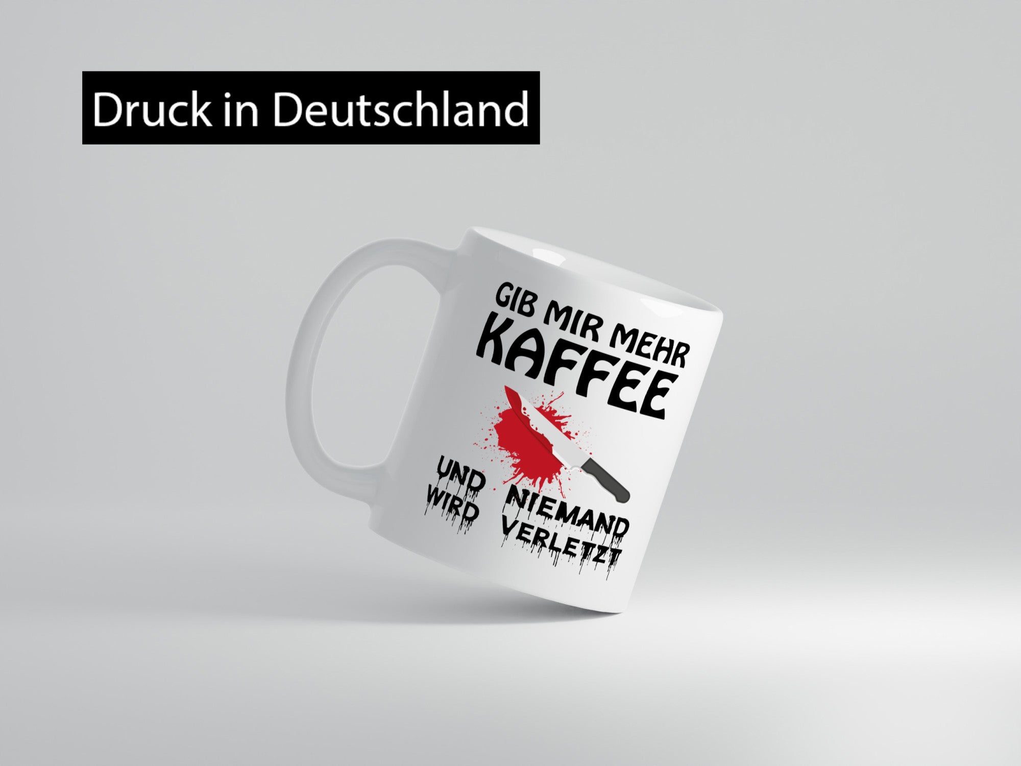 Gib mir mein Kaffee Geschenk Humor Geschenkidee lustiger Spruch Tasse