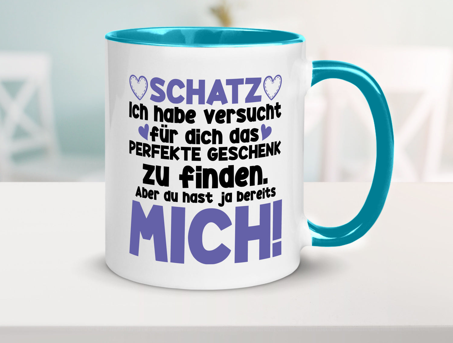 Schatz | Liebe Valentinstag Freund Freundin Herz Geschenkidee Humor Tasse