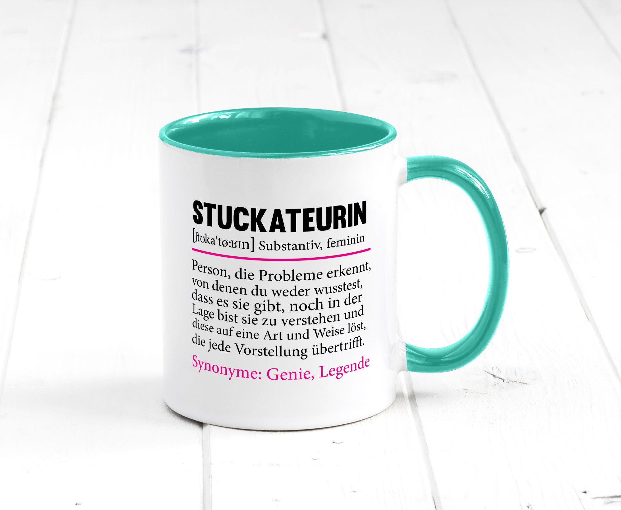 Stuckateurin | Innenausbau Beruf Humor Spruch Arbeit Kollegen Büro Geschenkidee