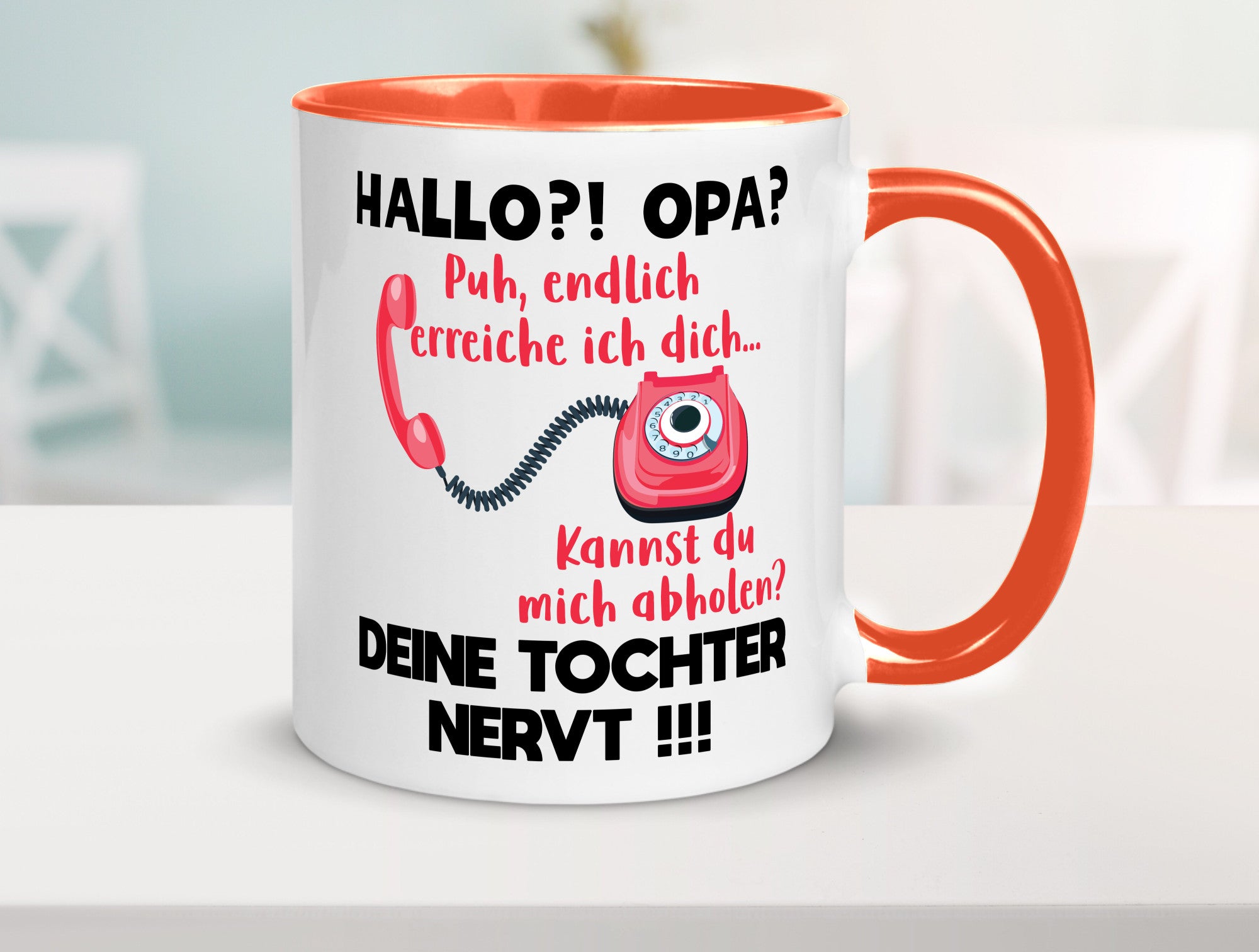 Opa hol mich ab | Deine Tochter nevt Bester Geschenkidee Familie Humor Tasse