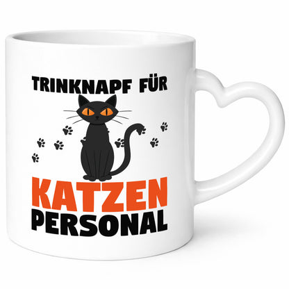 Katzen Personal | Katzenbesitzer Tasse Katze Humor Tierliebhaber Geschenkidee