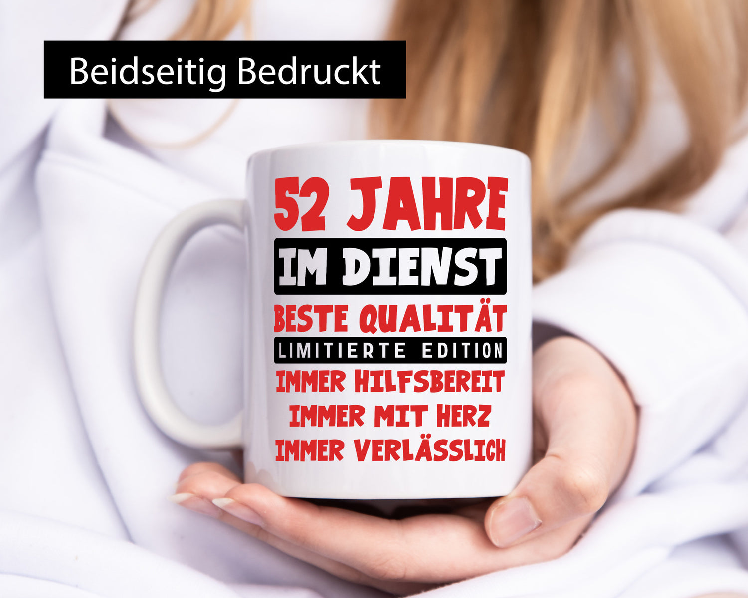 52 Jahre im Dienst | Jubiläum Arbeit v8 Geschenk Kollegen Büro lustiger Spruch