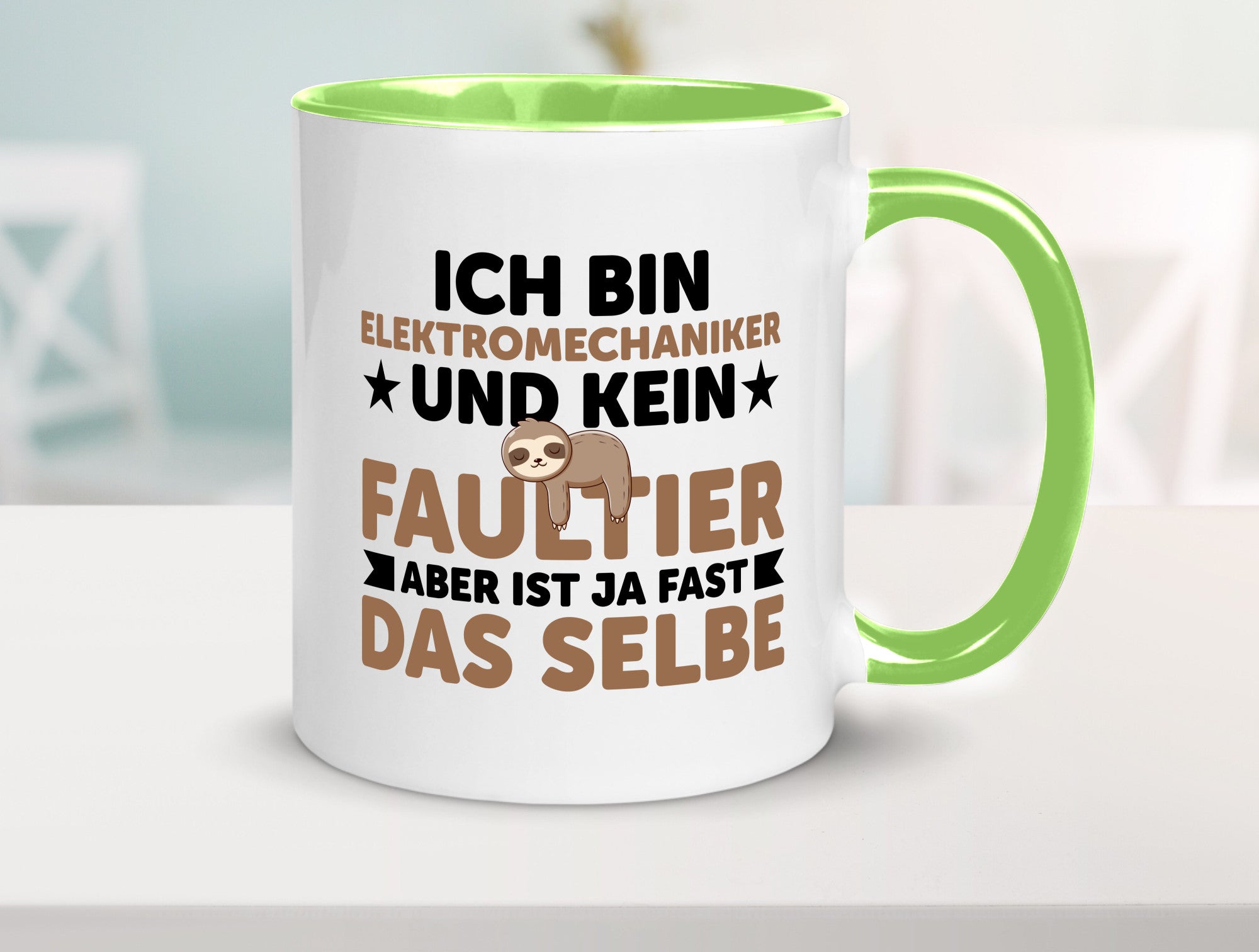 Ich bin kein Faultier: Elektromechaniker | Mechaniker Geschenkidee