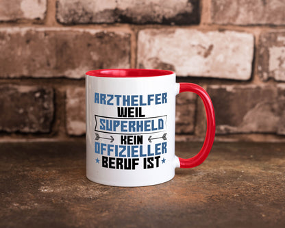 Superheld Arzthelfer | Fachangestellter Medizin Geschenk Humor Geschenkidee