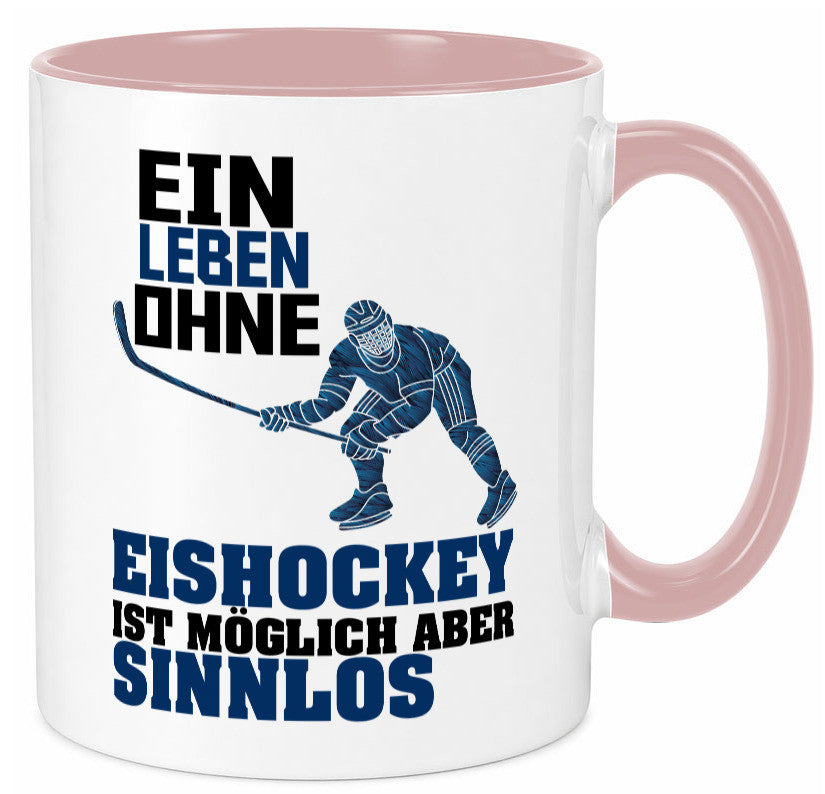 Eishockey | Eishockeyspieler Tasse Eishockeyfan lustiger Spruch Geschenk Humor