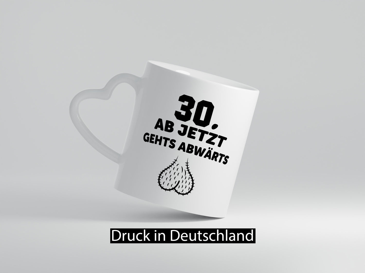 30 Jahre alt | Ab jetzt gehts abwärts lustiger Spruch Geschenk Humor