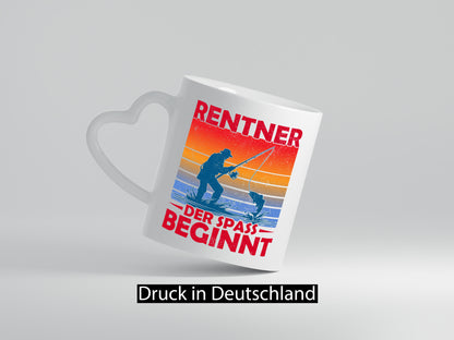 Rentner der spaß beginnt | Ruhestand Angler Angeln lustig Jubiläum Geschenk