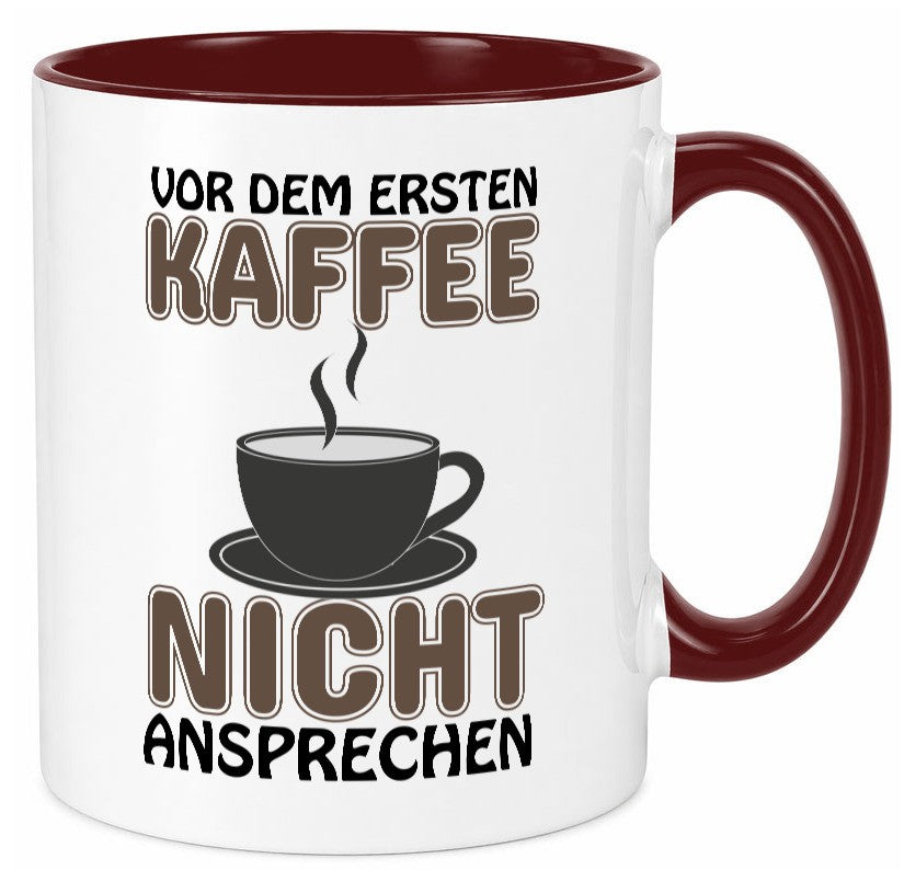 Nicht ansprechen lustiger Spruch Geschenk Humor Geschenkidee Tasse
