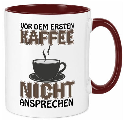 Nicht ansprechen lustiger Spruch Geschenk Humor Geschenkidee Tasse