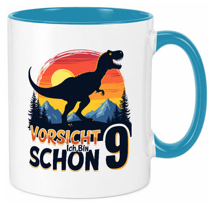 8. Geburtstag | 8 Jahre Dinosaurier v2 Geschenkidee Humor Tasse