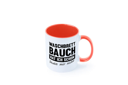 Waschbrettbauch steht mir nicht | Sixpack Gym lustiger Spruch Geschenk Humor