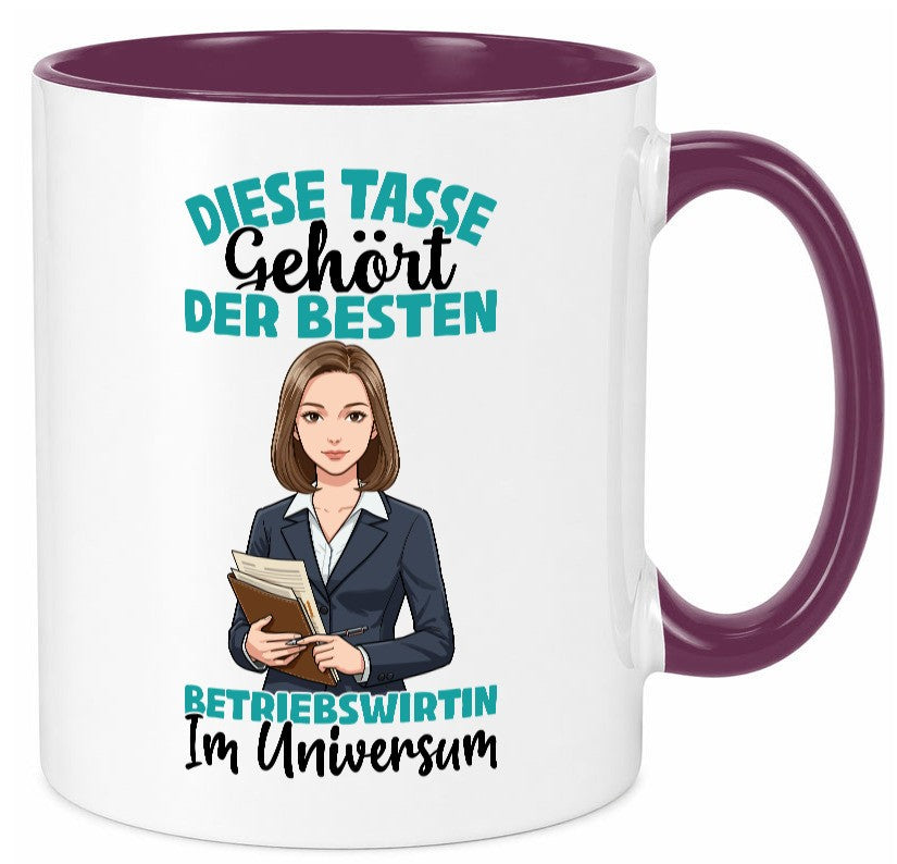 Im Universum: Betriebswirtin | Betriebswirtschaft Geschenk Humor Geschenkidee Tasse