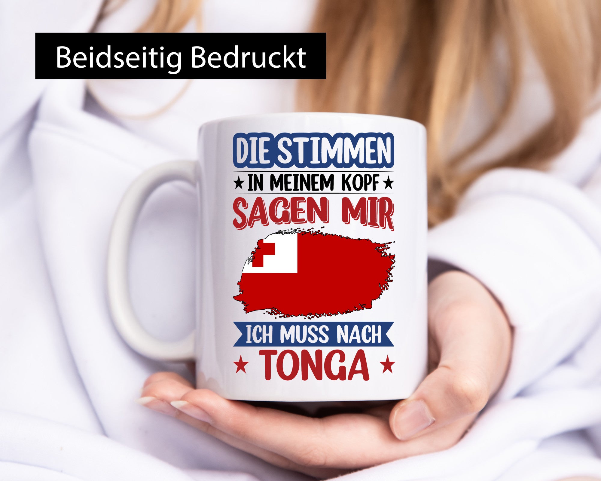 Tonga | Urlaub Stimmen in meinem Kopf Traumland lustiger Spruch Geschenk Humor