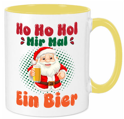 Ho mir mal ein Bier | Ugly Christmas Trinken v2 Geschenkidee Humor Tasse