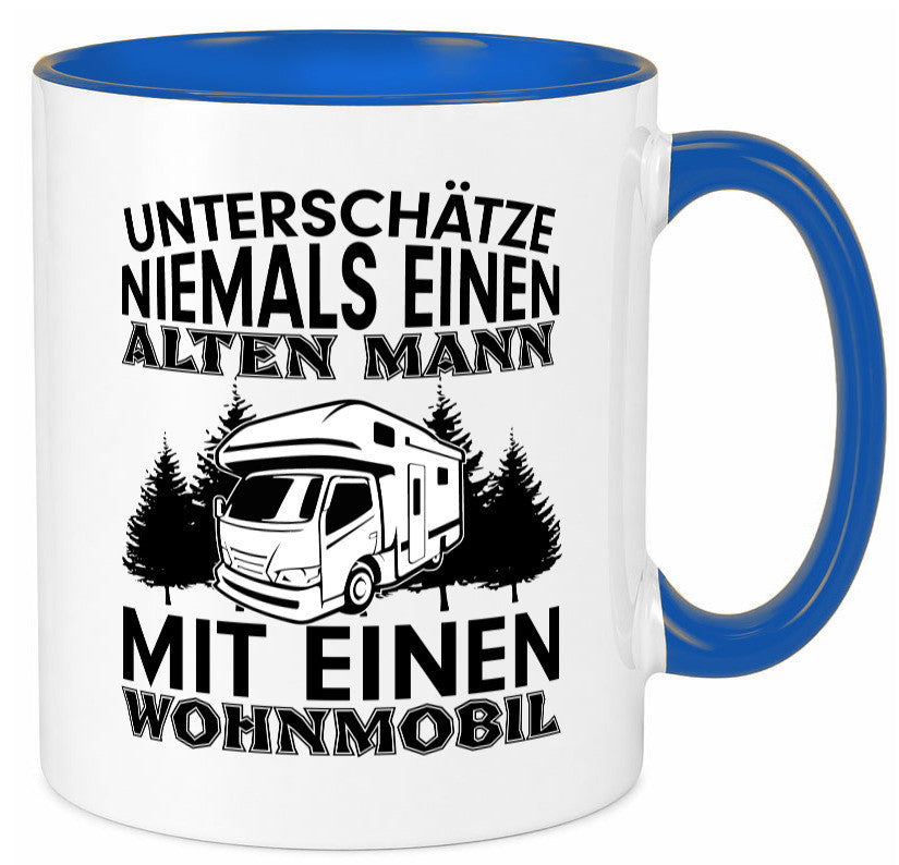 Alter Mann mit Wohnmobil | Männer Tasse Camping Geschenk Humor Geschenkidee