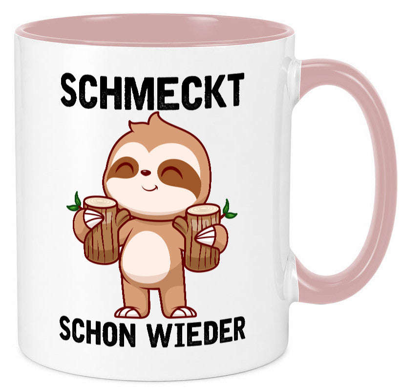 Schmeckt schon wieder | Frankfurt Hessen v2 Geschenkidee Humor Tasse