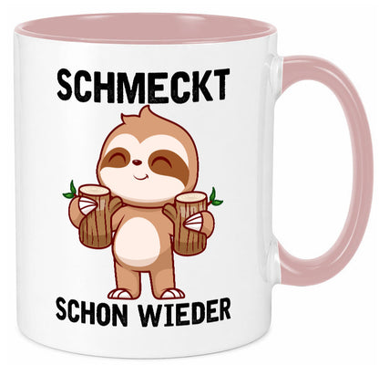 Schmeckt schon wieder | Frankfurt Hessen v2 Geschenkidee Humor Tasse