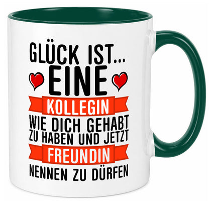 Kollegen Freundin | Arbeitskollegin Lieblingsfreundin lustiger Spruch Geschenk Tasse
