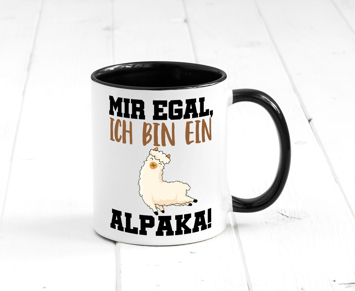 Ich bin ein Alpaka! Geschenk Humor Geschenkidee lustiger Spruch Tasse