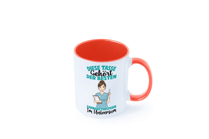 Im Universum: Zahnarzthelferin | Zahnmedizin Humor Geschenkidee Tasse