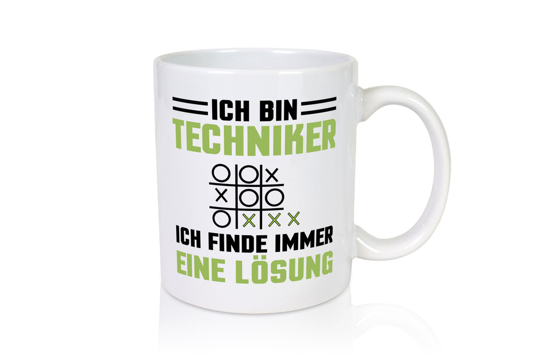 Ich bin Techniker finde immer eine Lösung | lustiger Spruch Geschenk Humor
