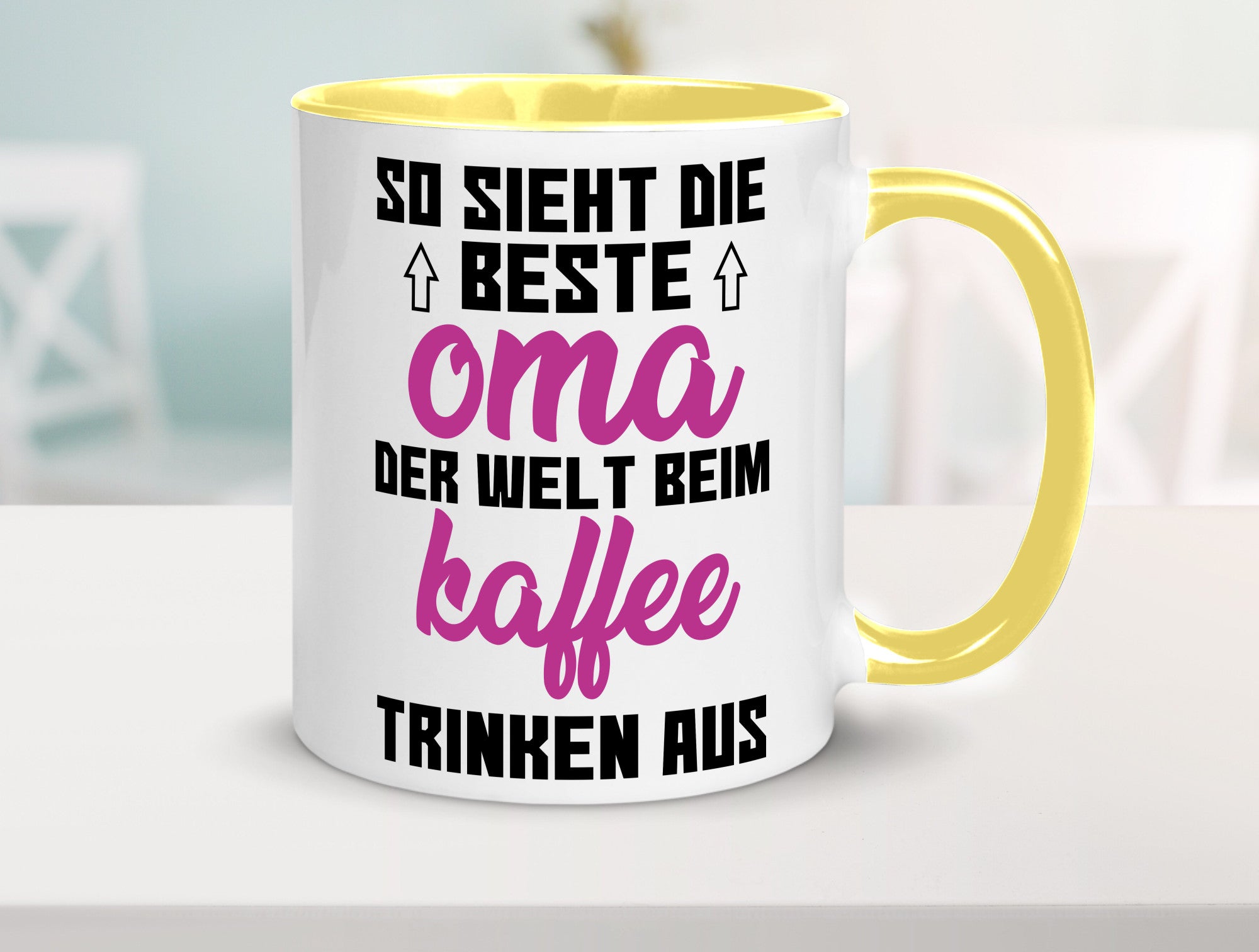 Beste Oma der Welt | Großmutter Tasse lustiger Spruch Geschenk Familie